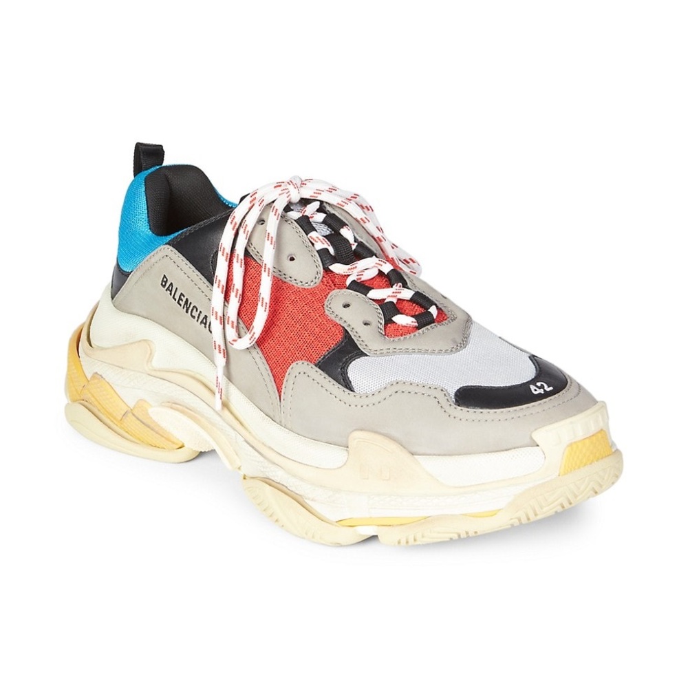 BALENCIAGA TRIPLE S SNEAKERS TRICOLOR AUTHENTIC